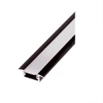 Perfil Led Para Empotrar Negro 3 Metro