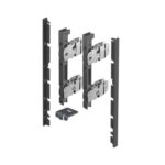 Conector Frente H 187mm Para Gaveta Avantech You Antracita