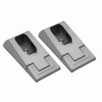 Soporte Lateral Para Tubo De Closet Gris