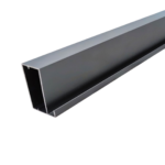 Perfil de aluminio Gris Titanium 3 metros
