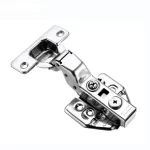 Bisagra Curva con Freno, Clip 3D con Base Cruz