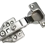 Bisagra Recta con Freno, Clip 3D con Base Cruz
