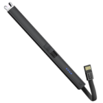 Encendedor Eléctrico Recargable Negro Usb Hinova