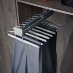 Pantalonero 9 Perchas Gris Con Freno